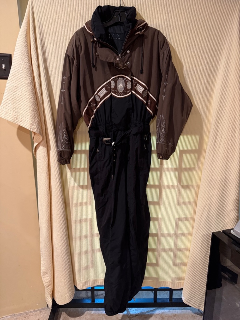 Vintage 1990s Bogner Western Themed ski snow suit onesie Women’s Size 12